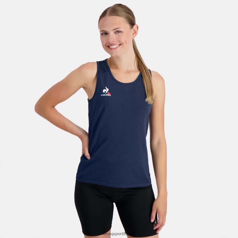 ee Le Coq Sportif Riietus naised vesti ülaosa sinine sinine TT862D350